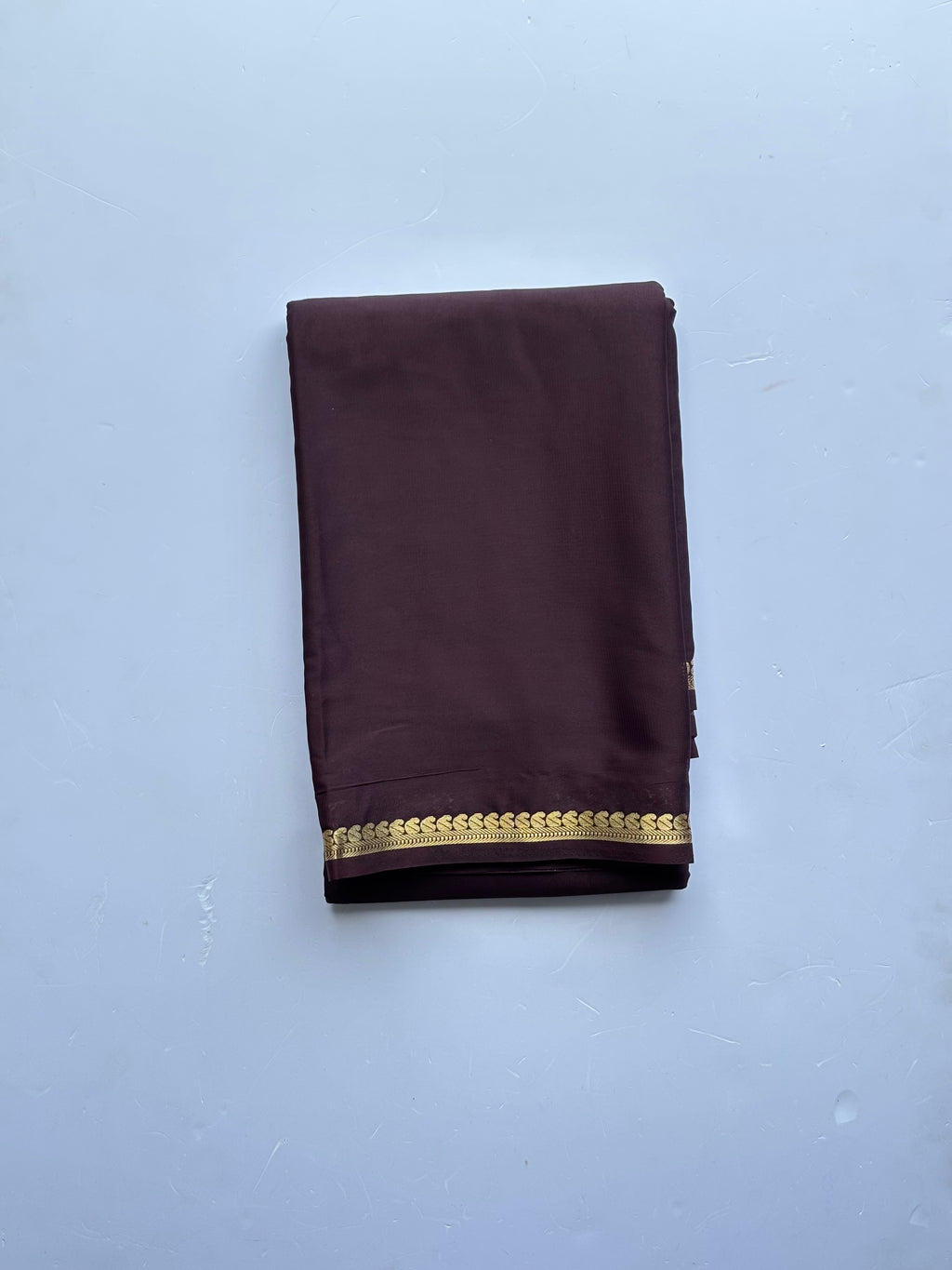 Semi mysore silk |Small mango border