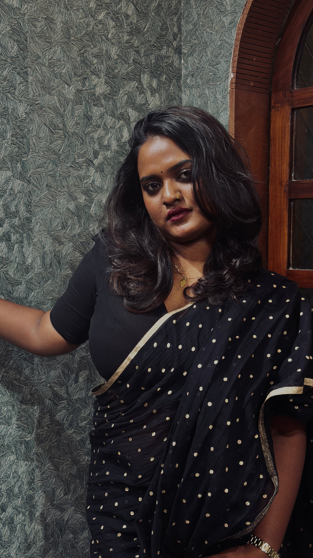 Mul cotton | doted saree