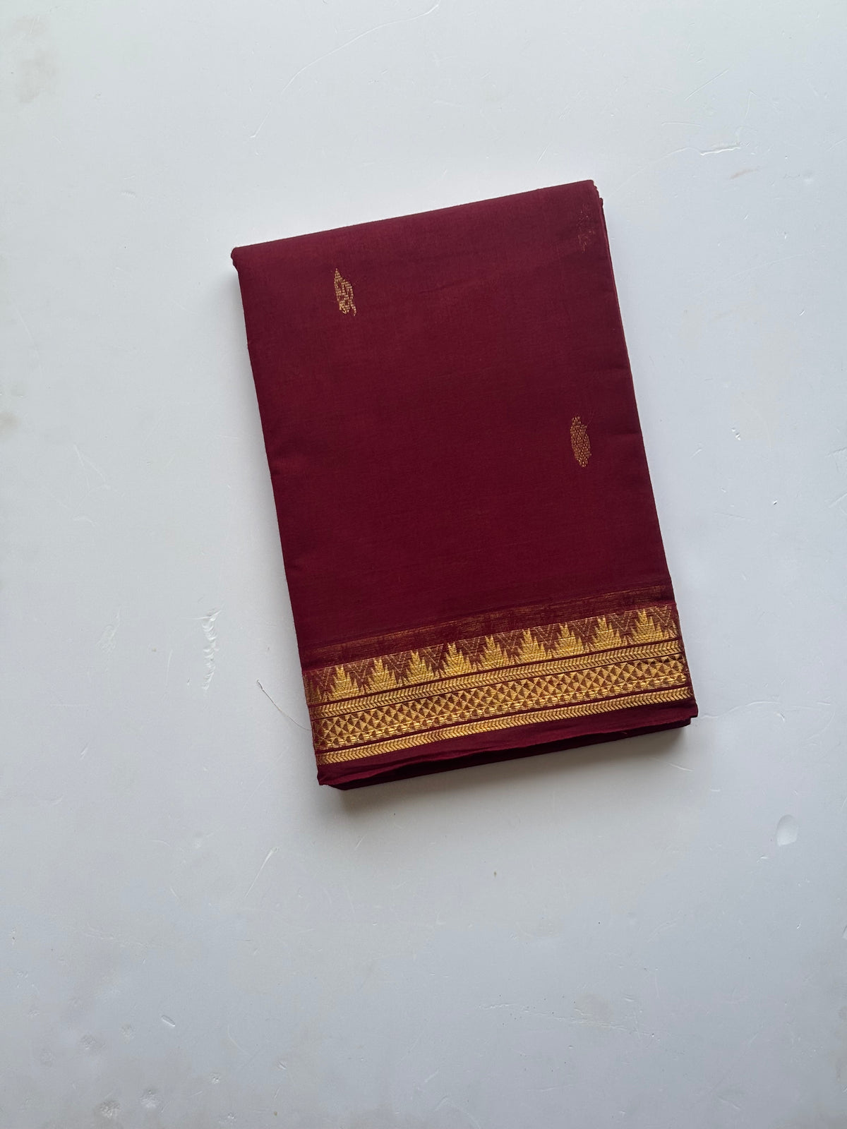 Pure kanchi cotton saree