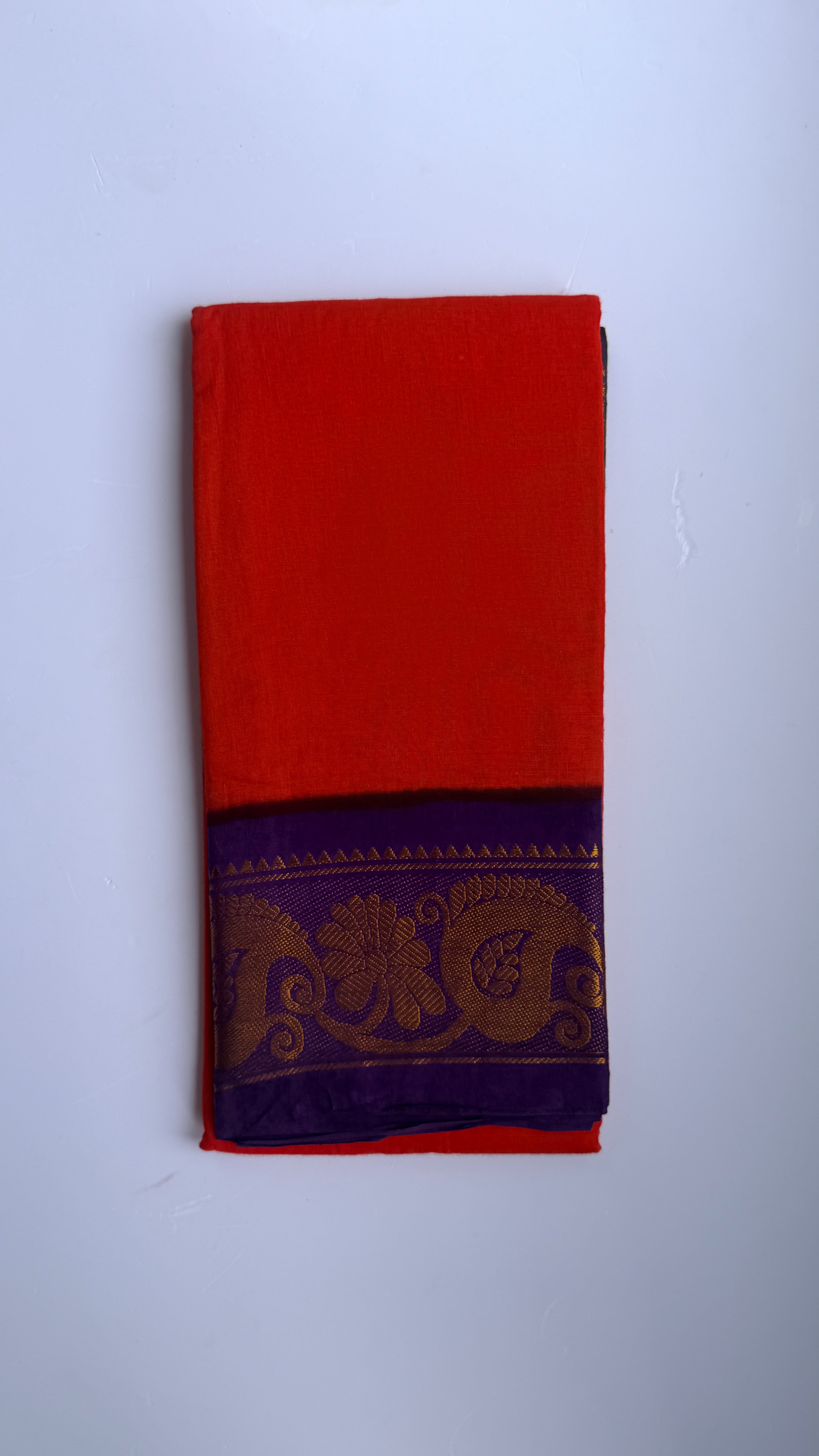 Sungudi cotton without blouse