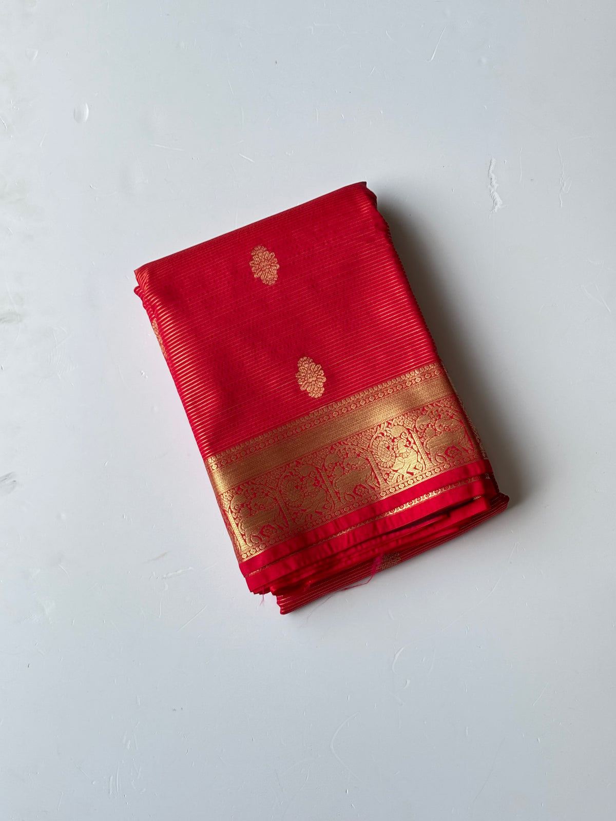 Semi kanchi puram wedding saree