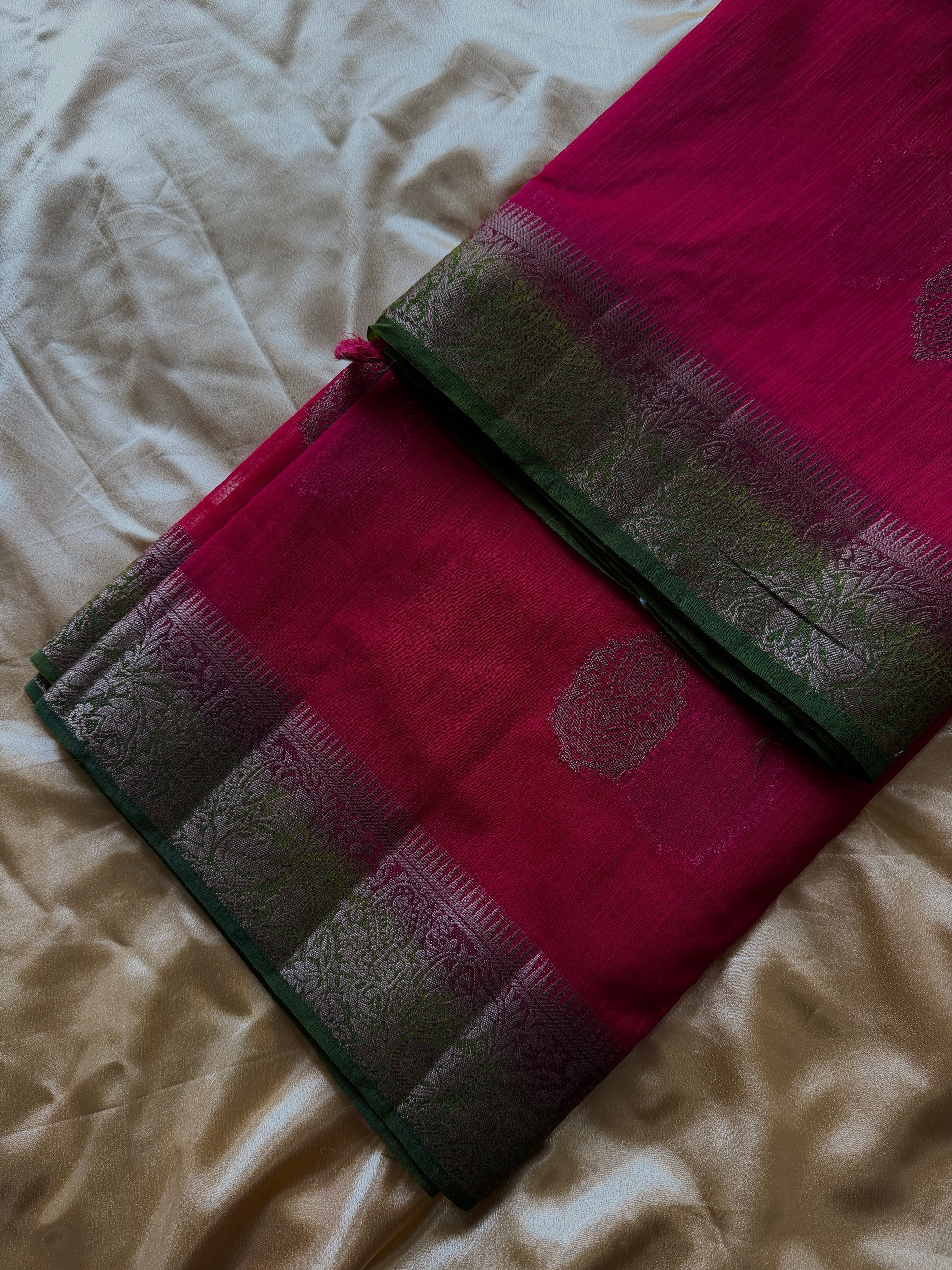 Semi jute silk saree