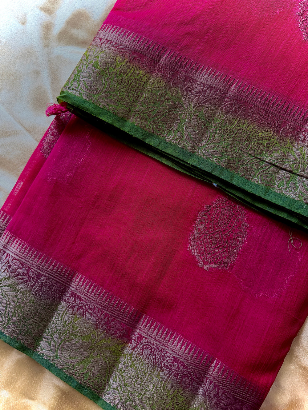 Semi jute silk saree