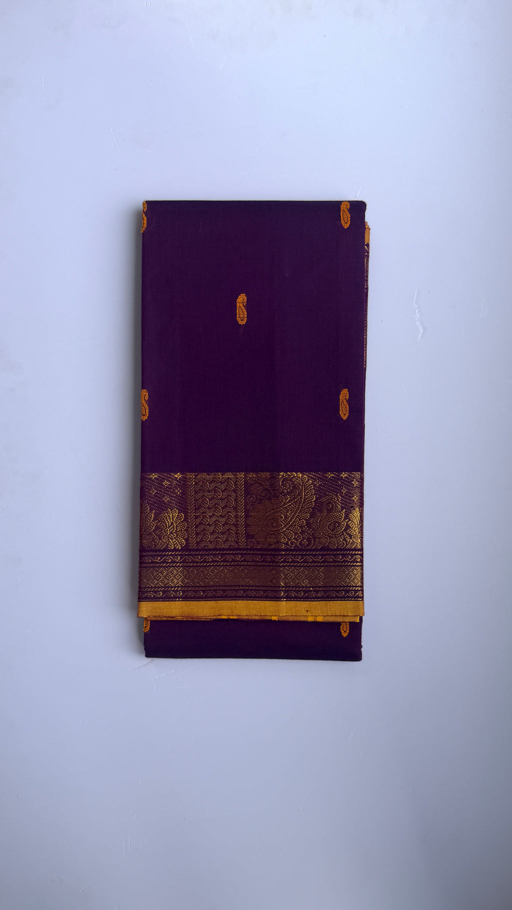 Premium kanchi cotton with bhuta
