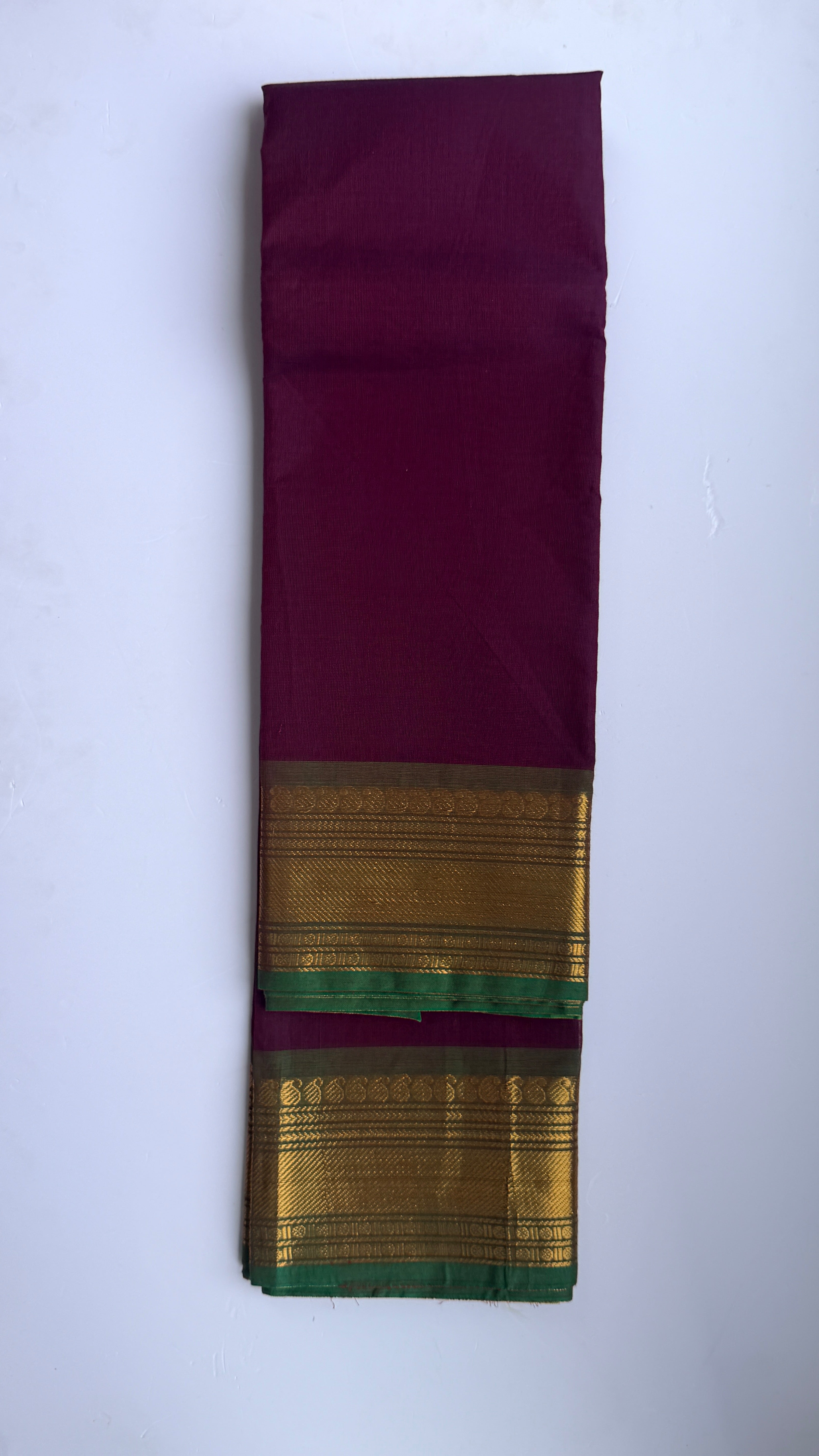 Premium kanchi cotton Voilet shade