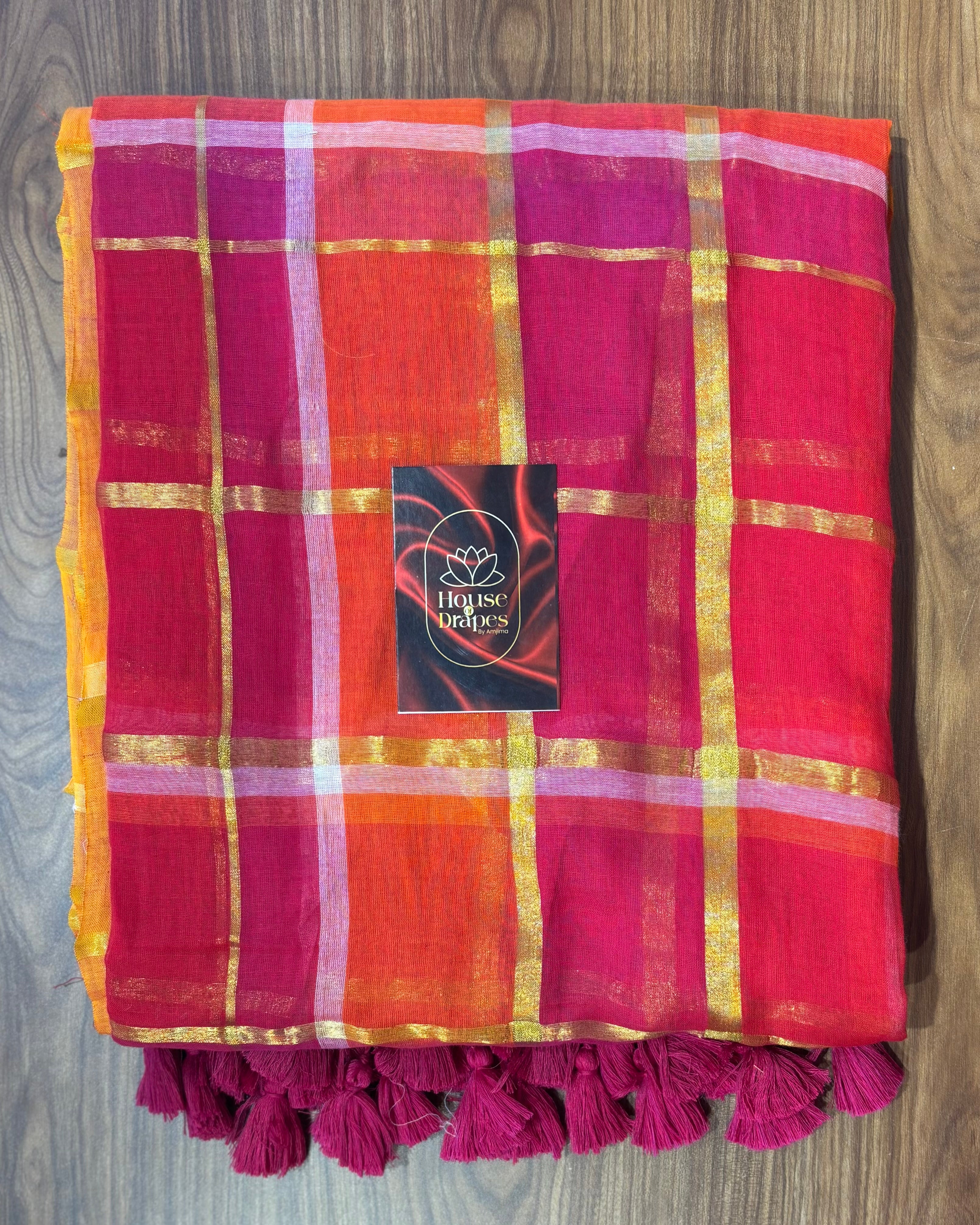 Madras checks mul cotton