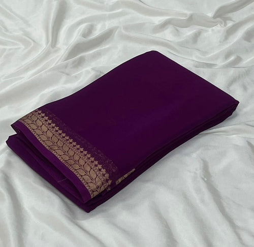 Mysore dhani chiffon saree