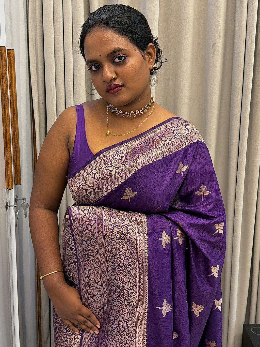 Banarasi tussar silk saree