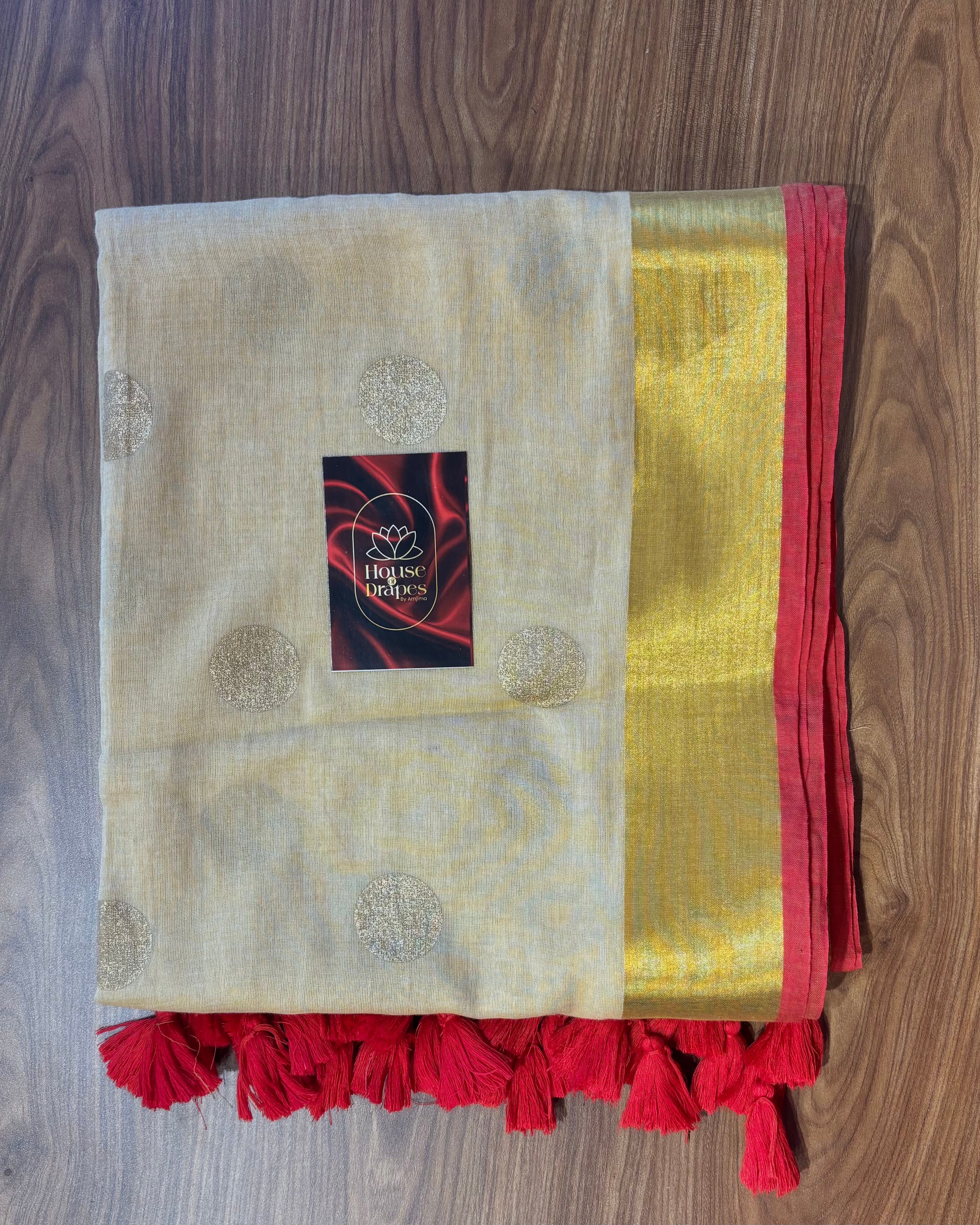 mul cotton saree with bhutta