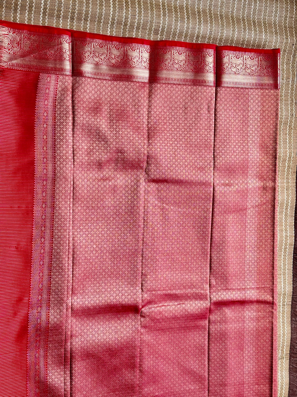 Semi kanchi puram wedding saree