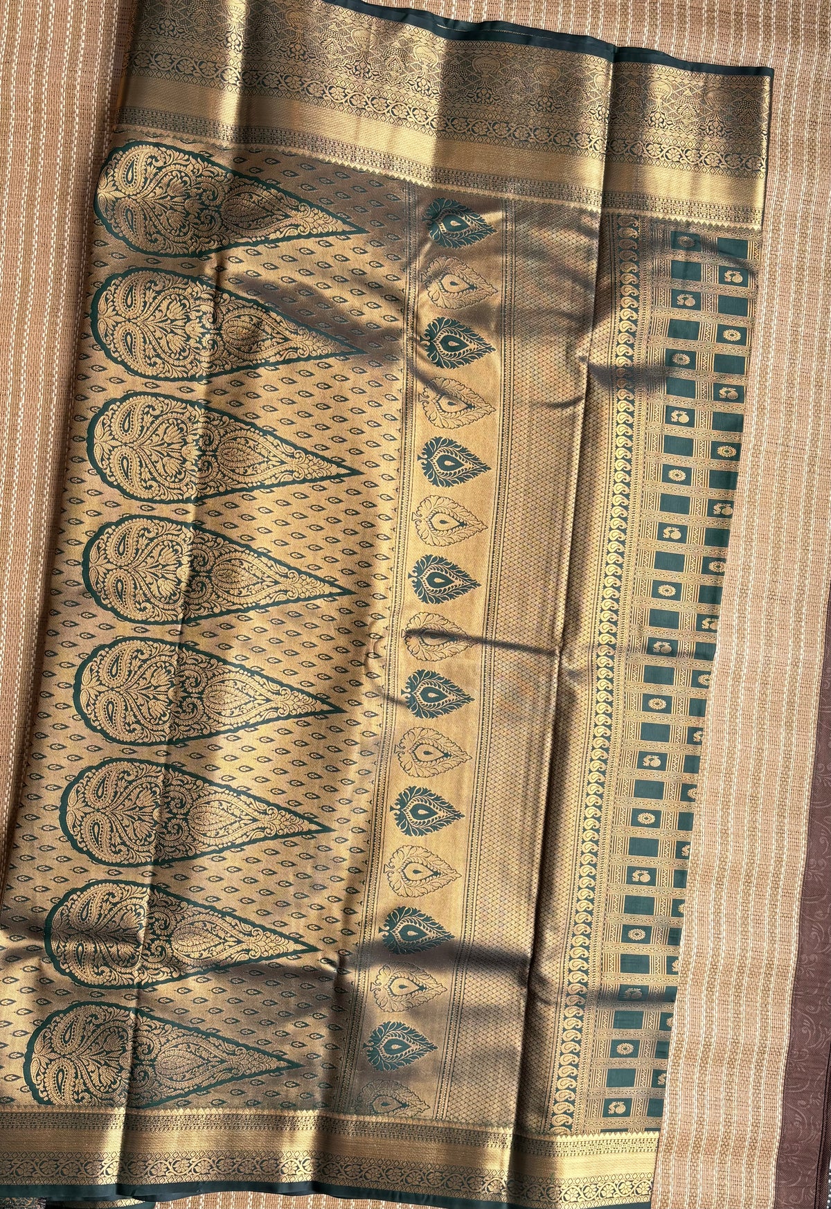 Semi kanchi puram wedding saree