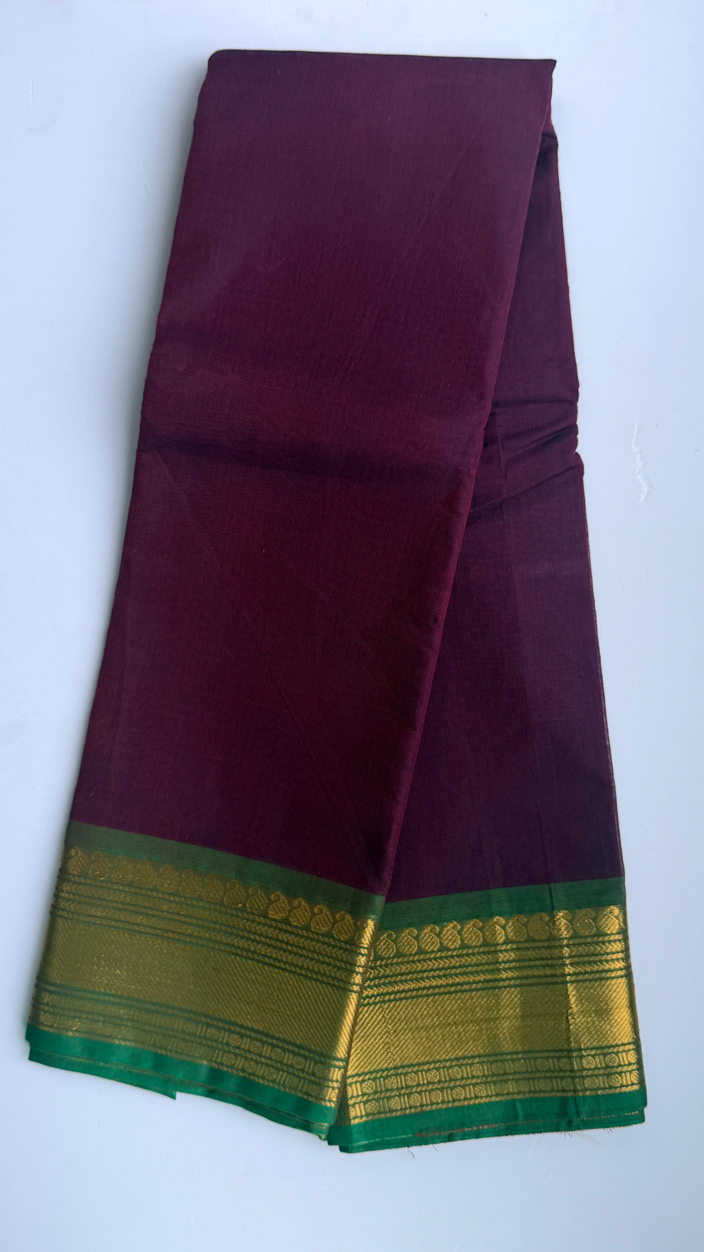 Premium kanchi cotton Voilet shade