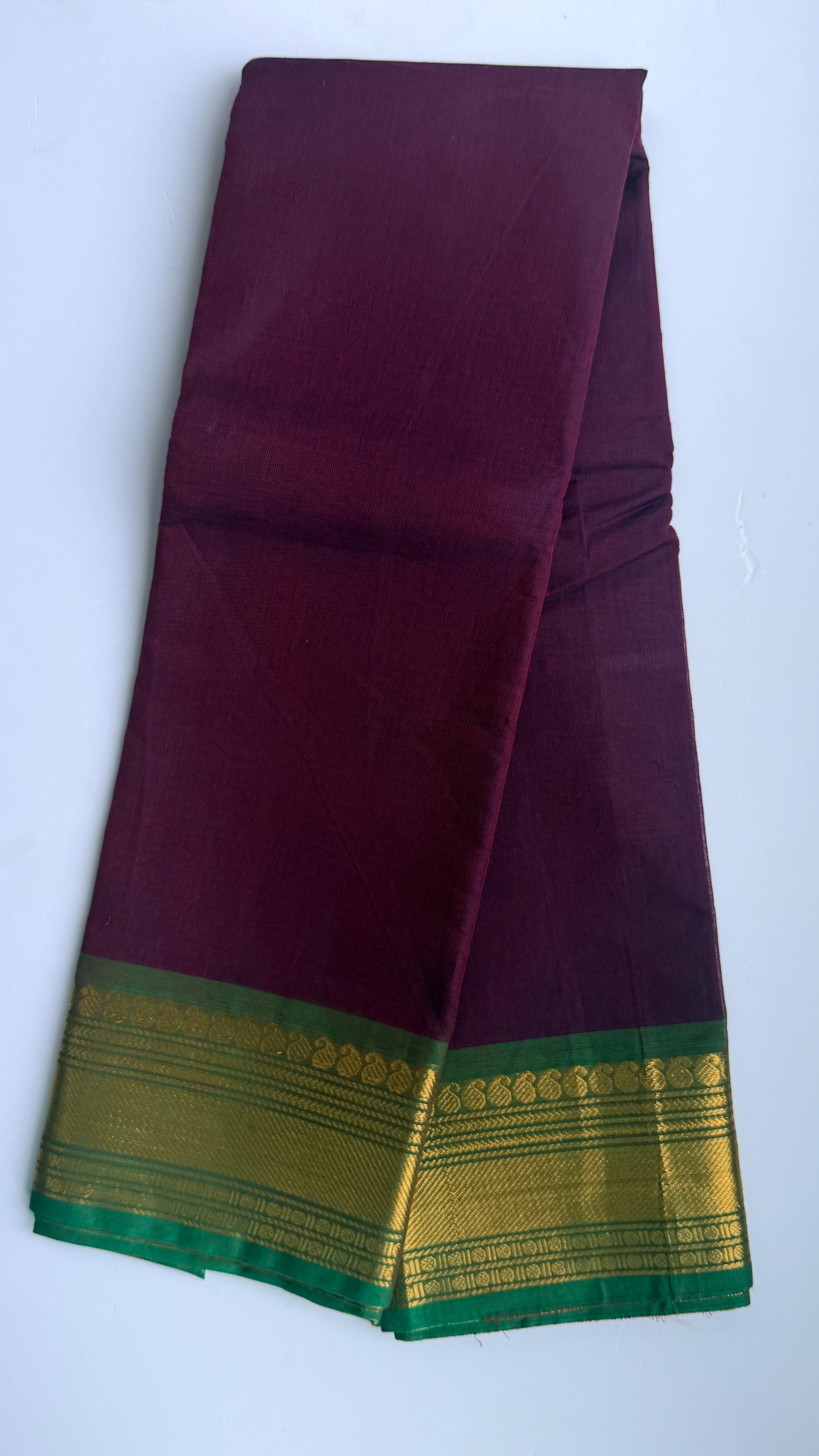 Premium kanchi cotton Voilet shade