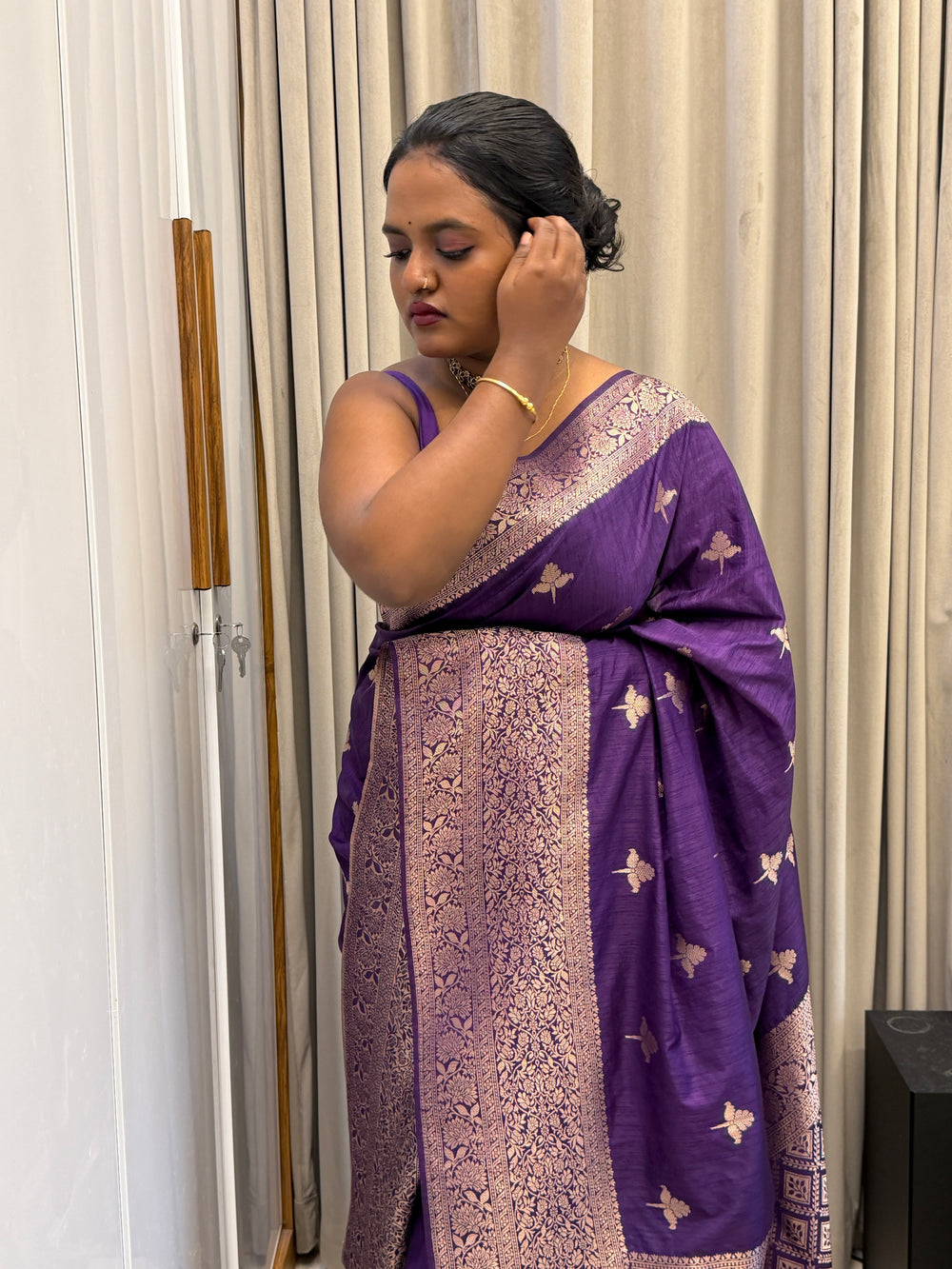 Banarasi tussar silk saree