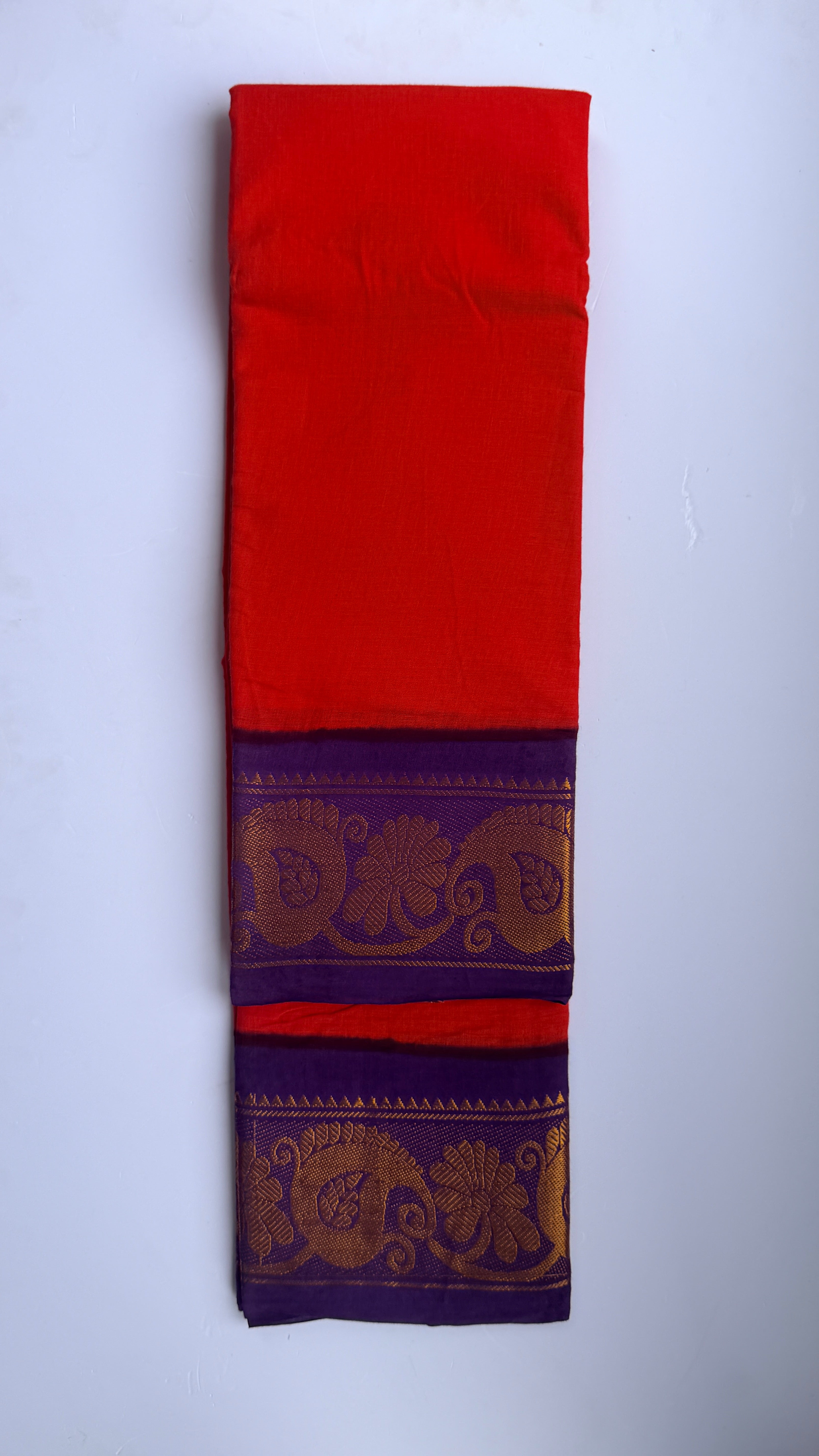 Sungudi cotton without blouse