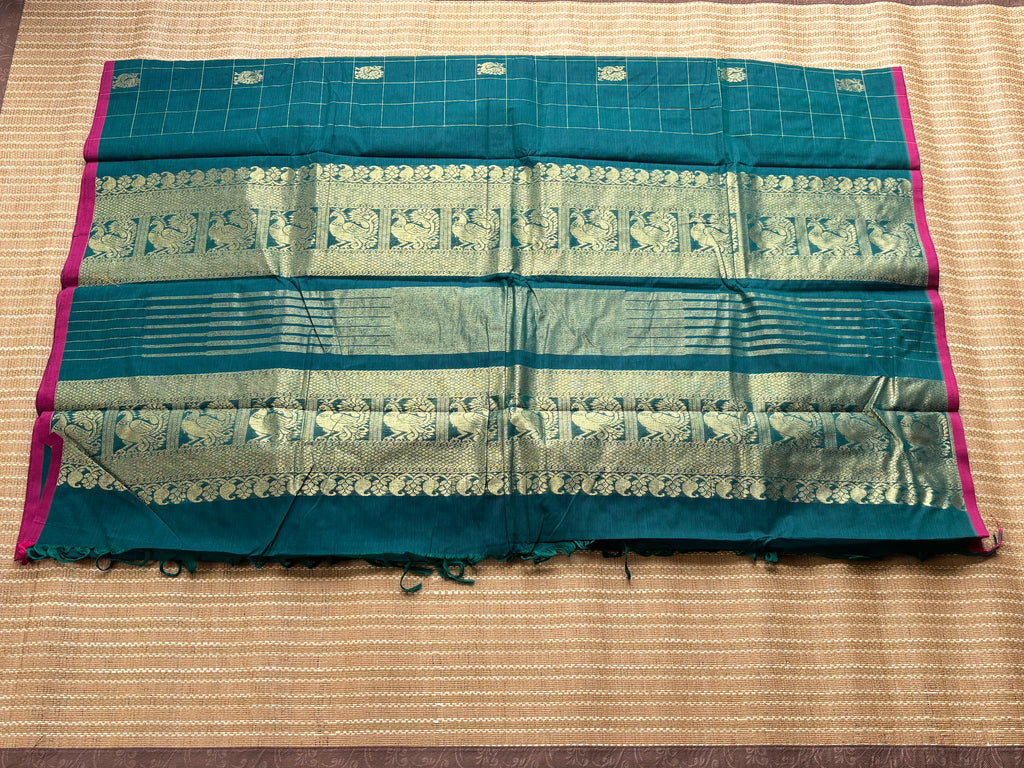 Pure kachi cotton saree