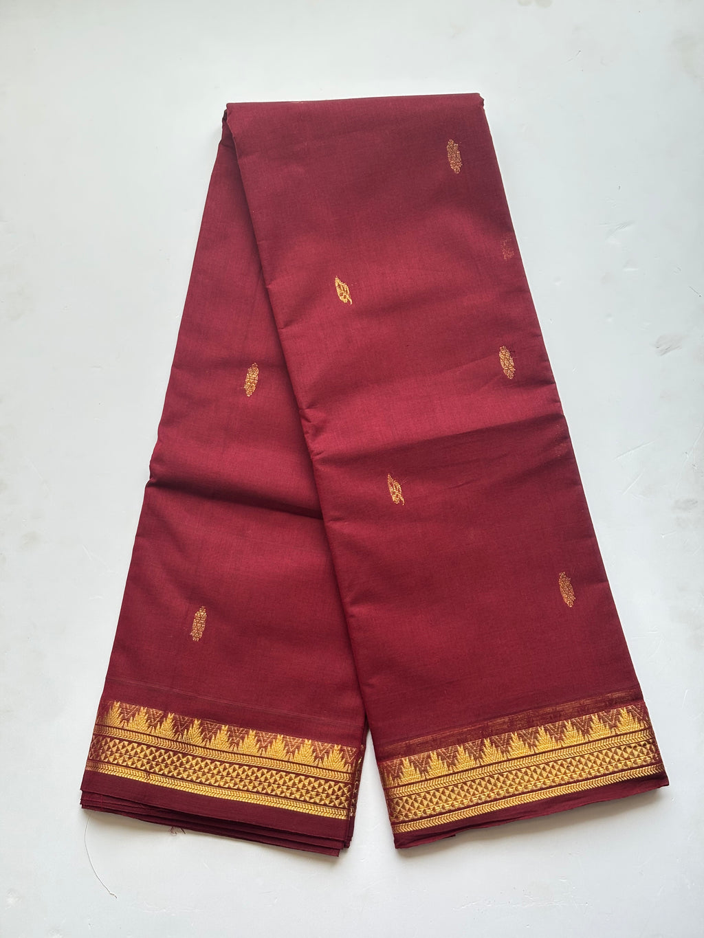 Pure kanchi cotton saree