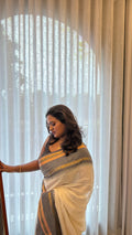 Back mul cotton saree