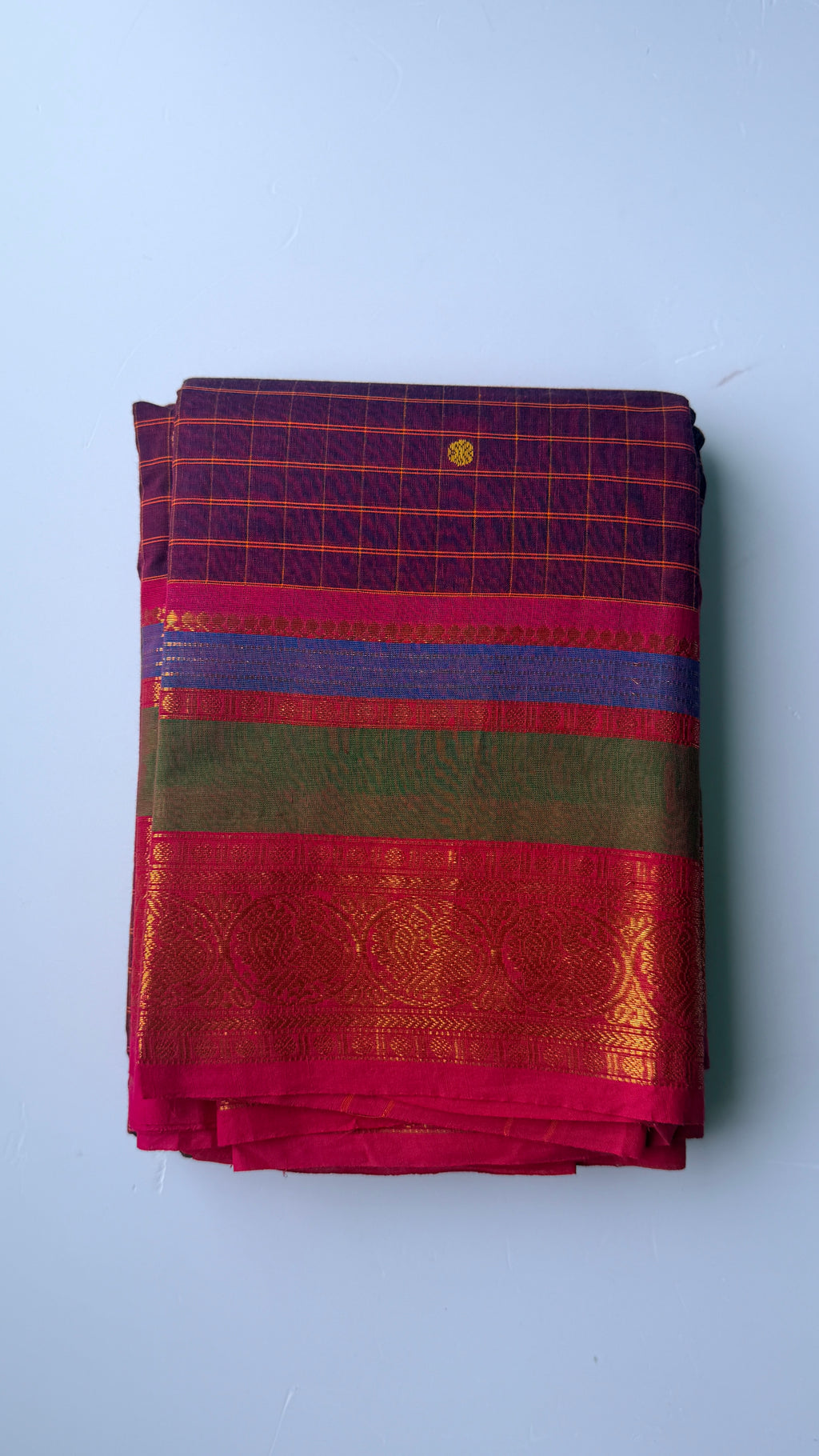 Kanchi cotton checks Premium