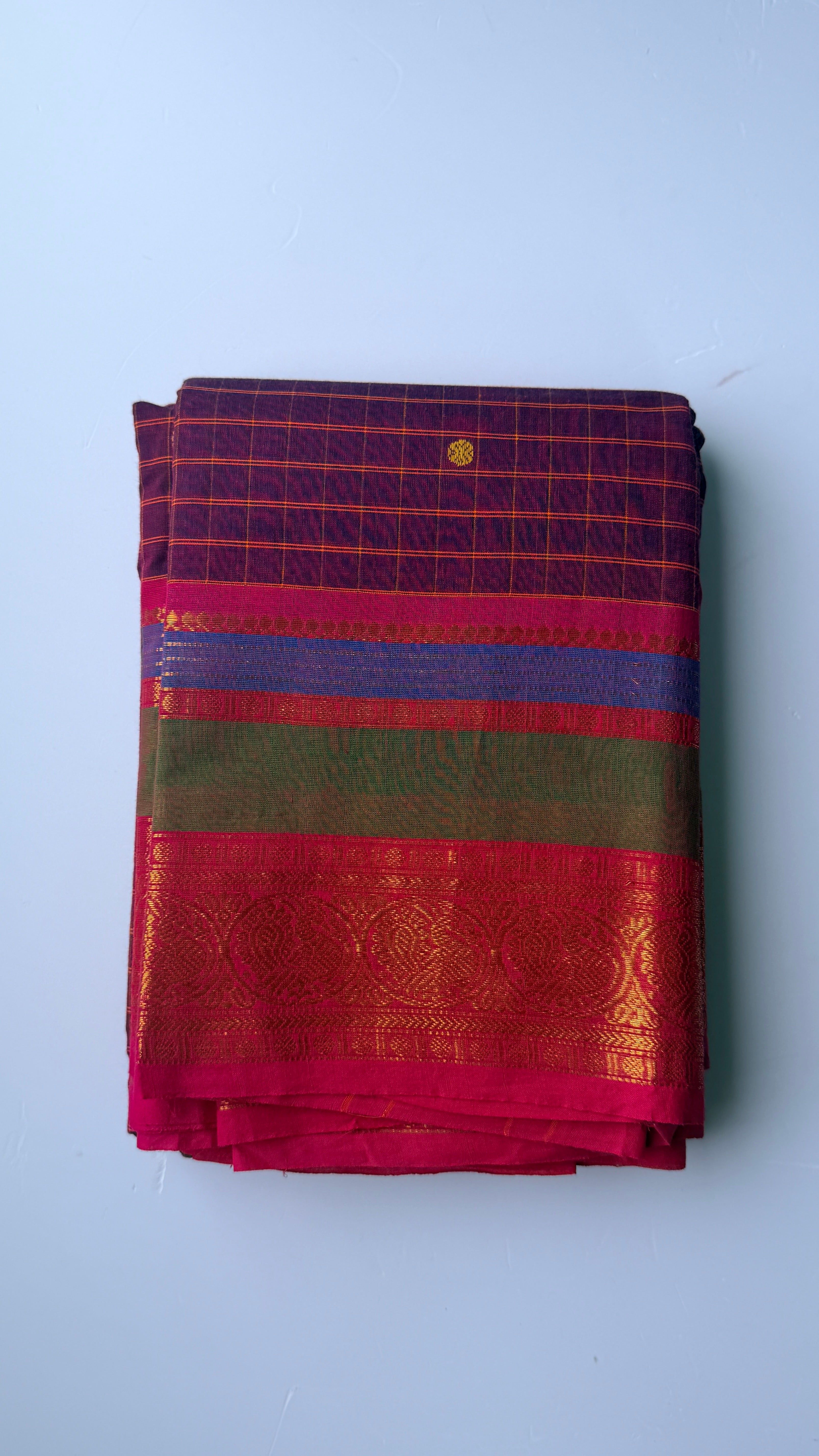 Kanchi cotton checks Premium