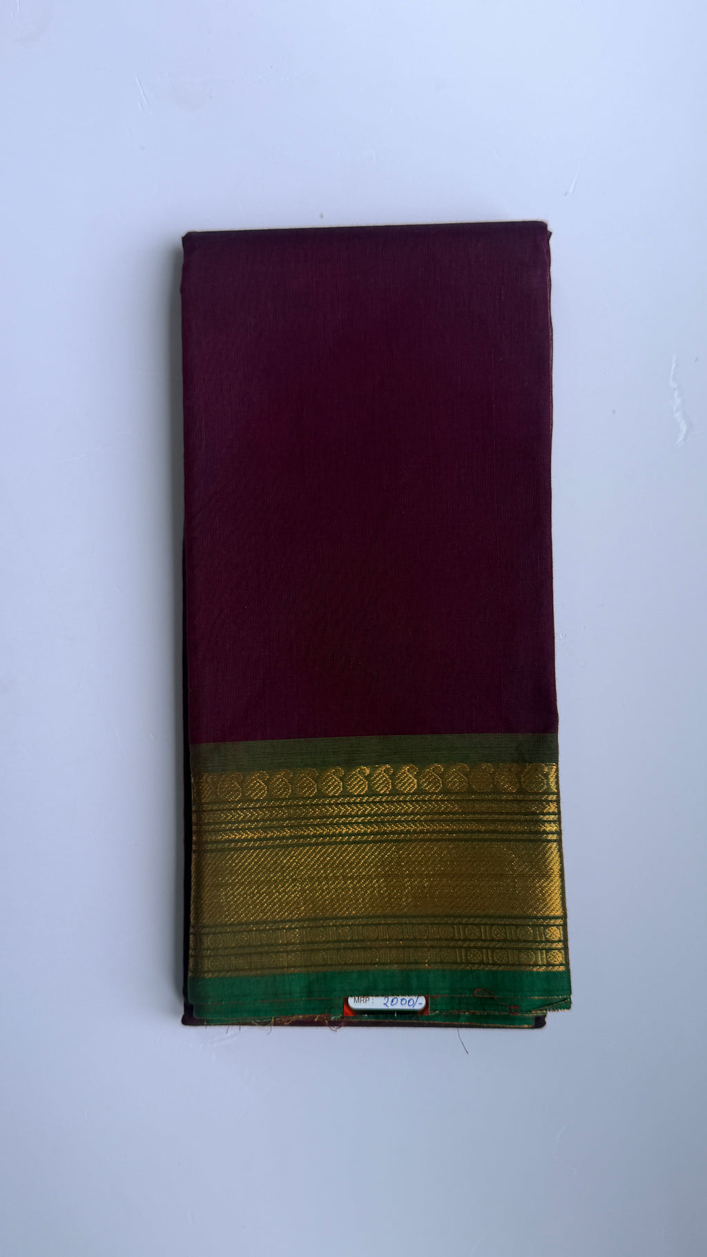 Premium kanchi cotton Voilet shade