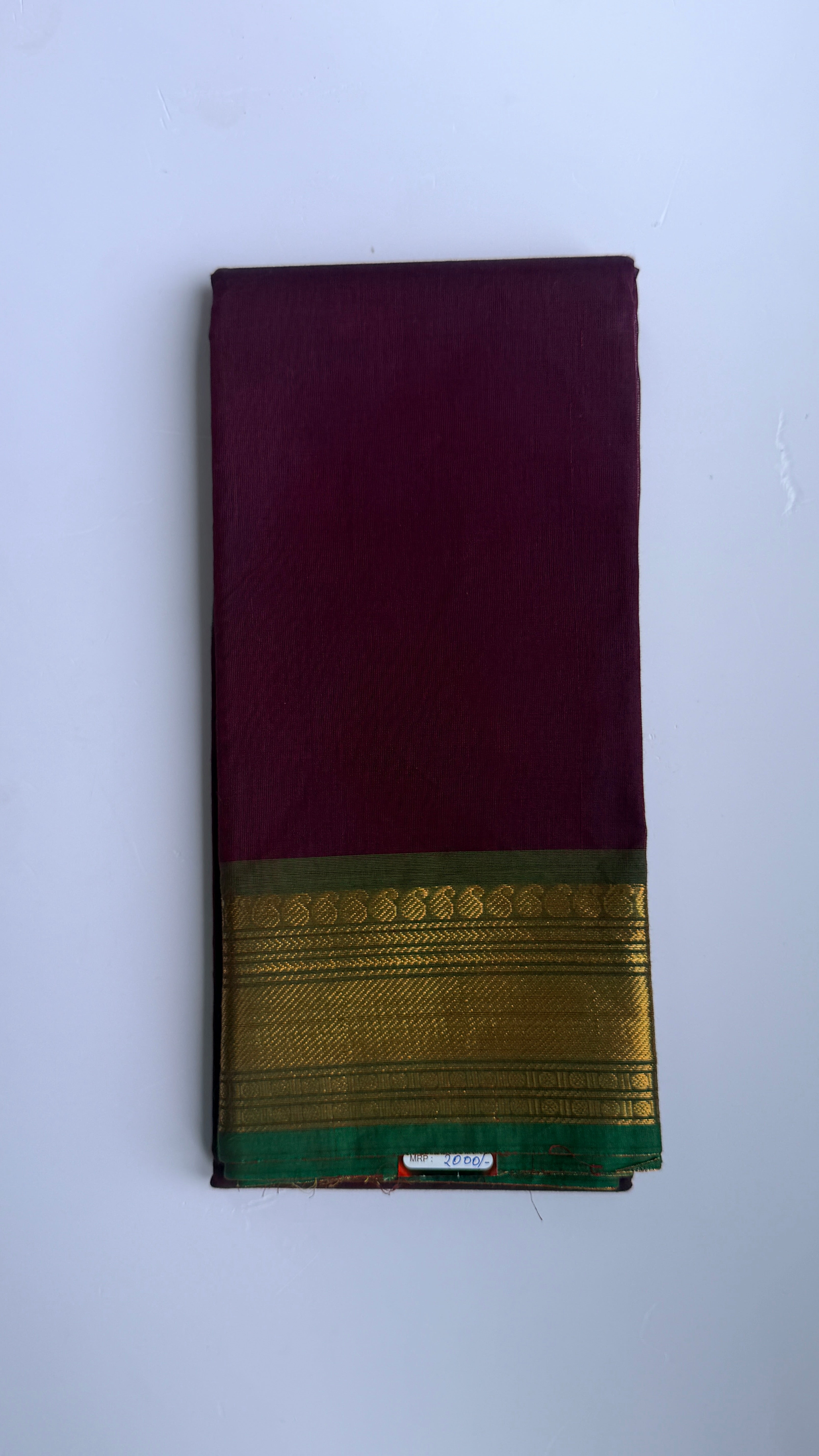 Premium kanchi cotton Voilet shade