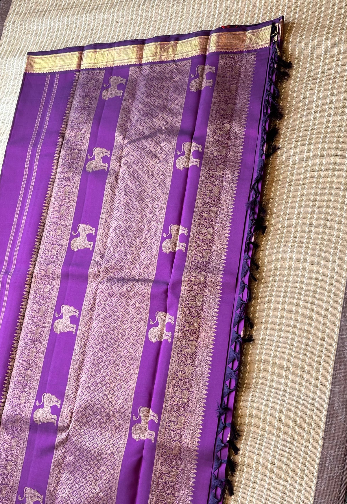 Pure kanchi puram wedding saree
