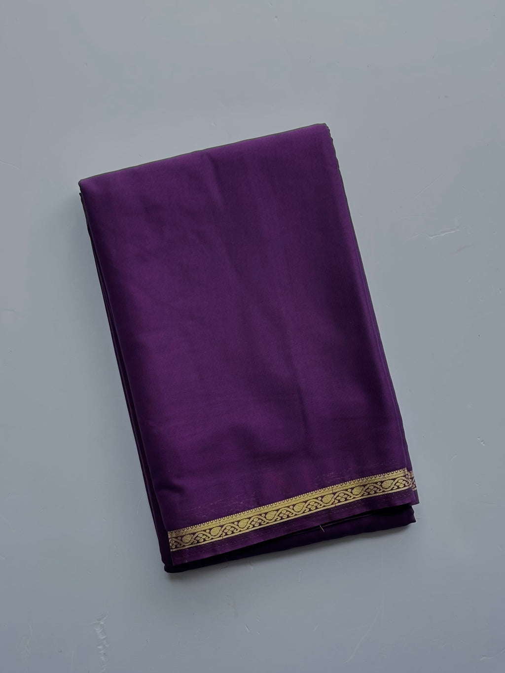 Semi maysore silk | Small border saree