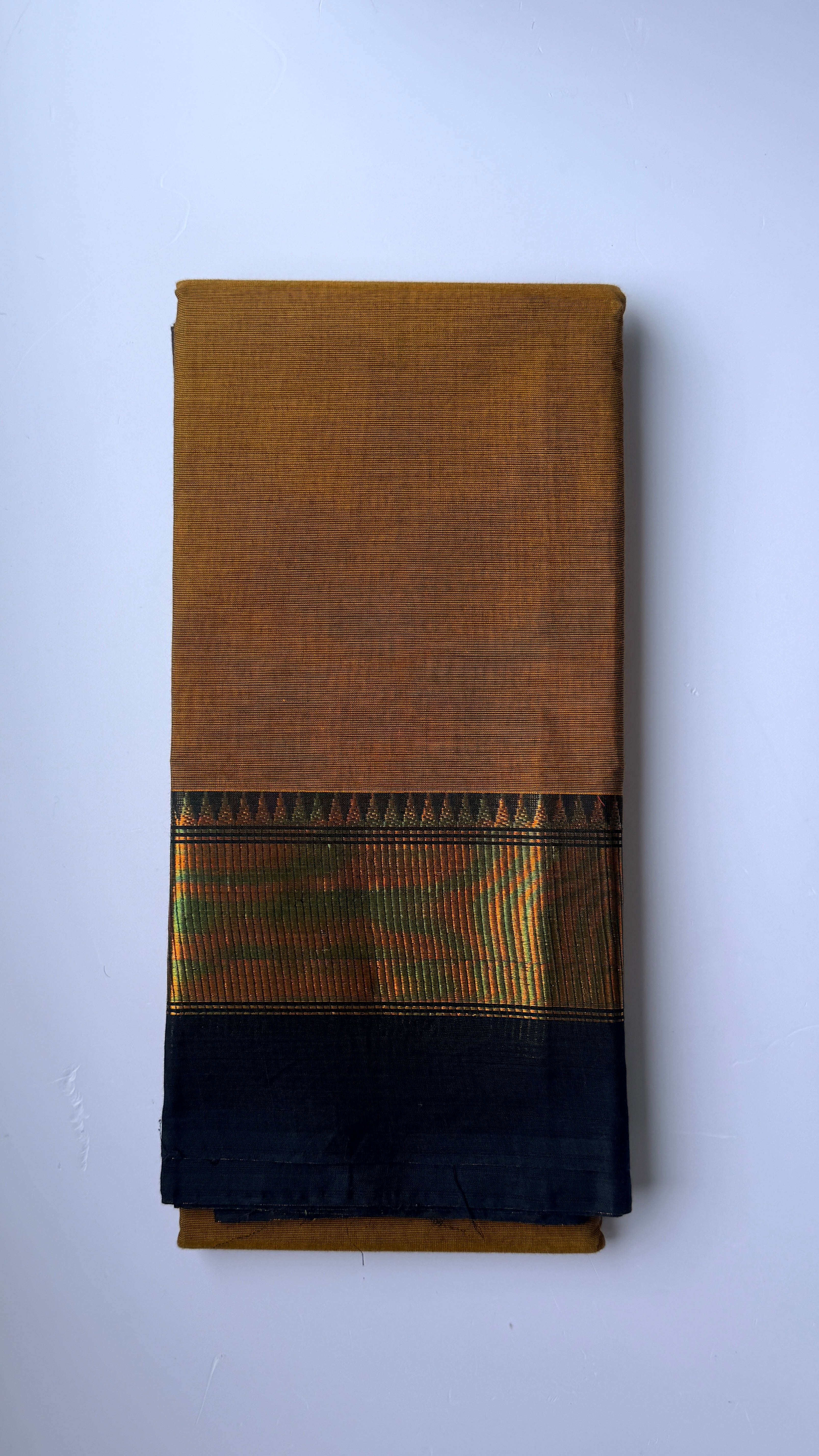Premium kanchi cotton | Mustard yellow