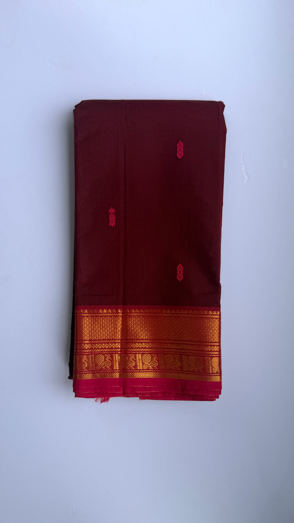 Premium kanchi cotton with bhutas