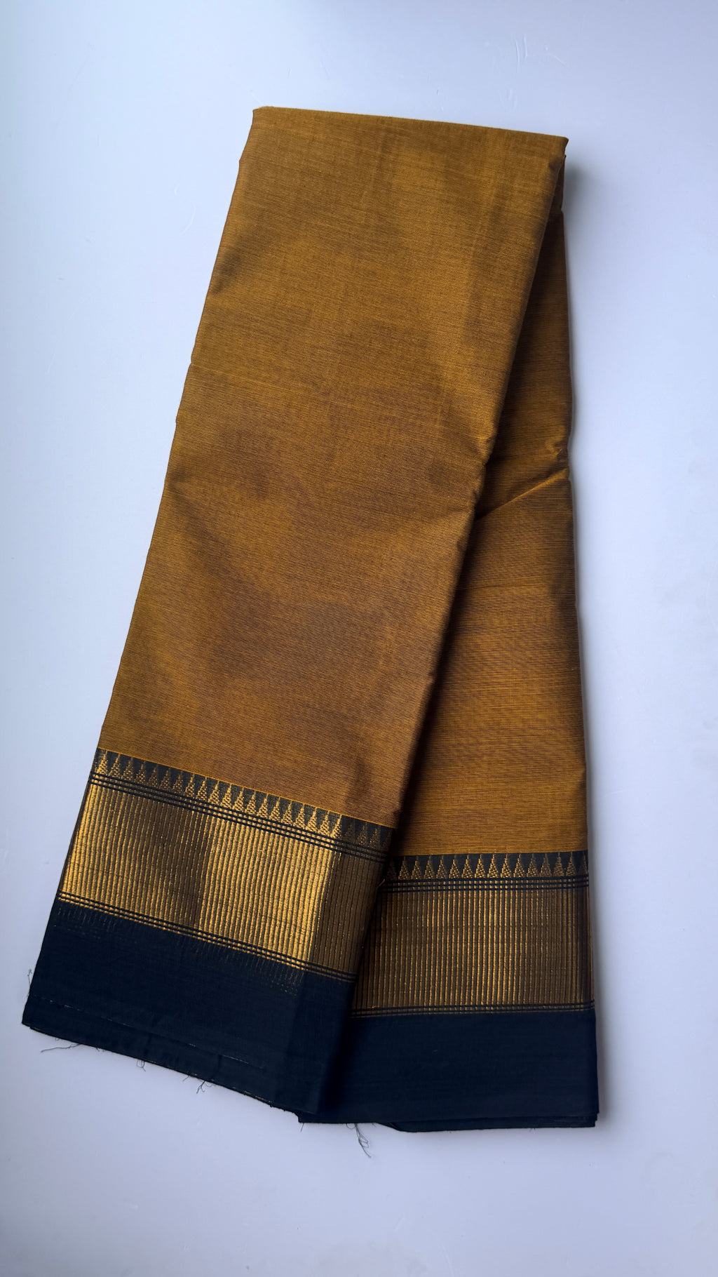 Premium kanchi cotton | Mustard yellow