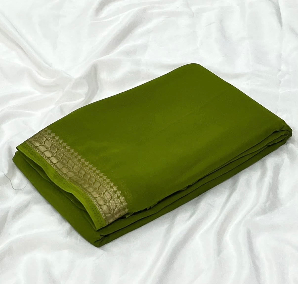 Mysore dhani chiffon saree