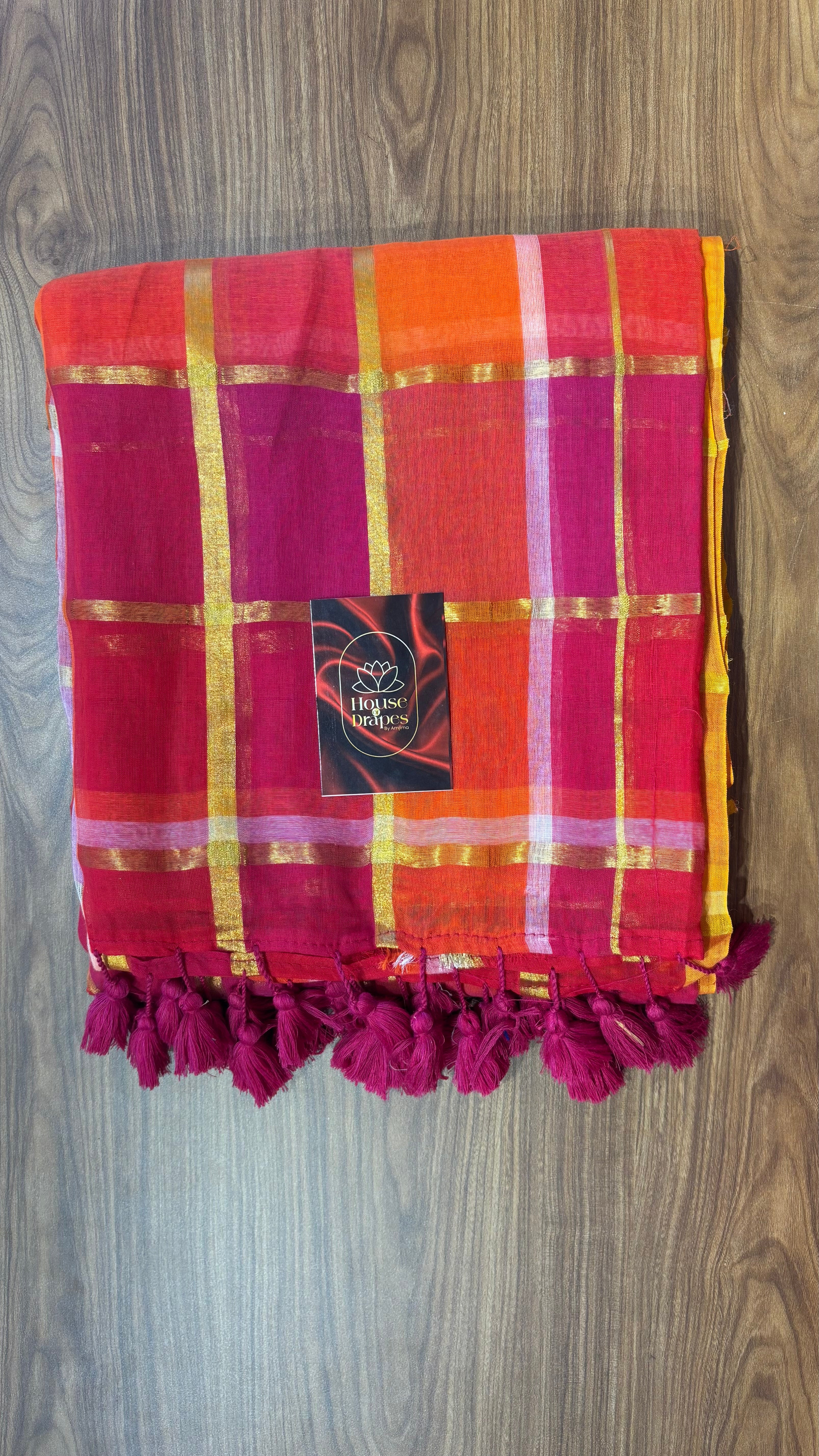 Madras checks mul cotton