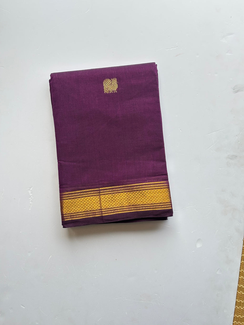 Pure kanchi cotton saree