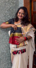 Mul cotton saree with blouse pice kanchi cotton