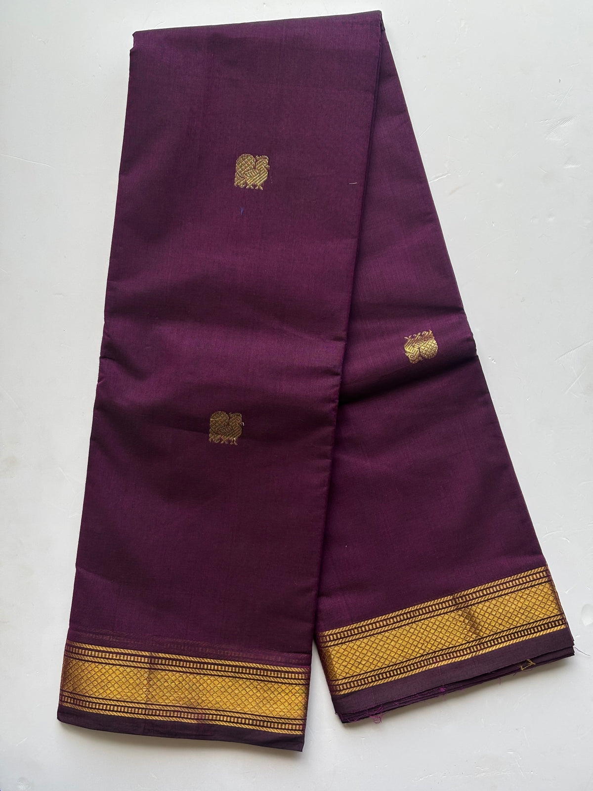 Pure kanchi cotton saree