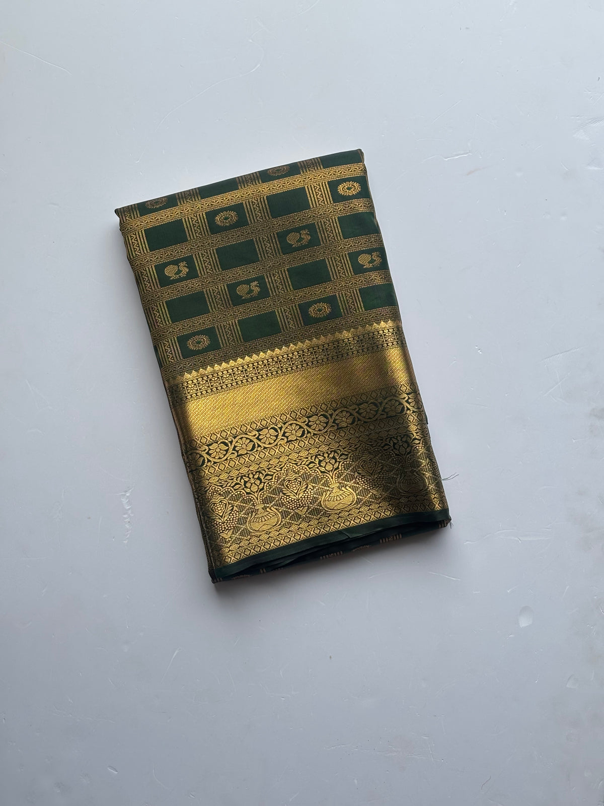 Semi kanchi puram wedding saree