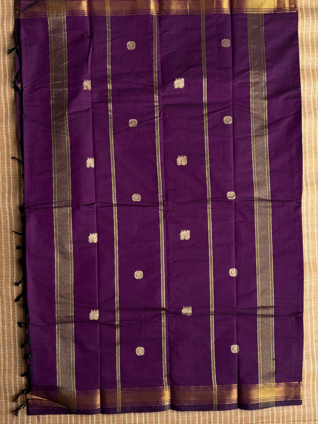 Pure kanchi cotton saree
