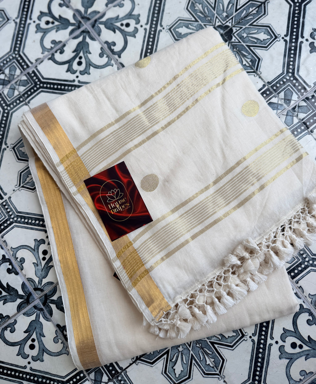 Pure jamdani weaving Mul cotton