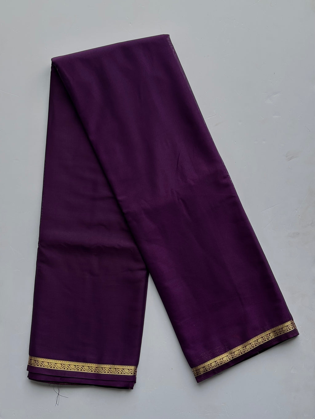 Semi maysore silk | Small border saree