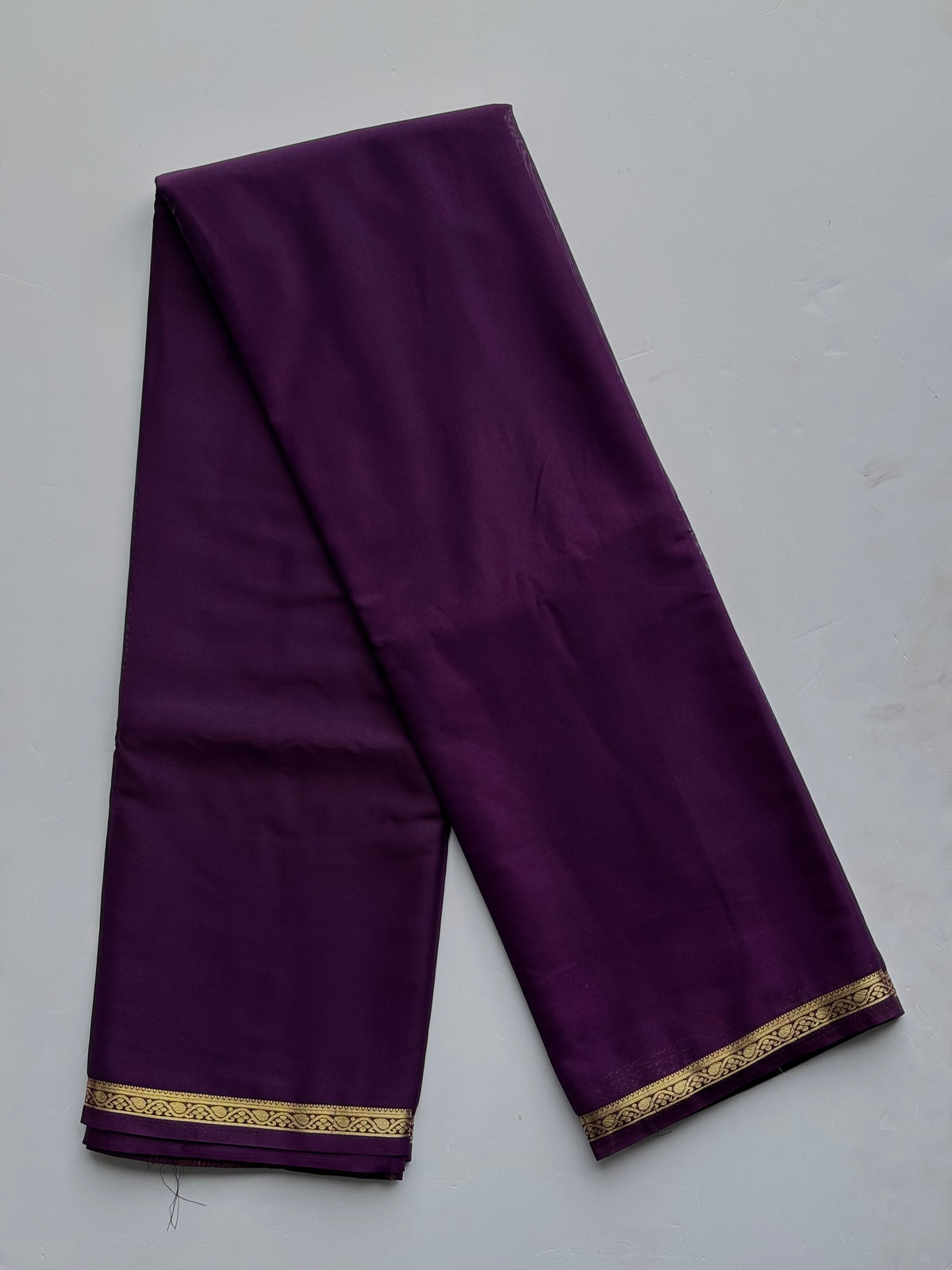 Semi maysore silk | Small border saree