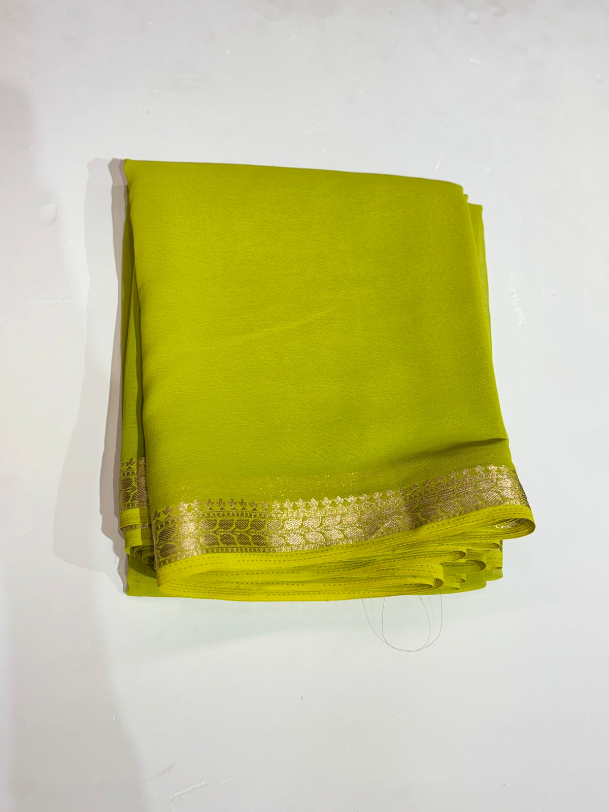 Chiffon small border saree