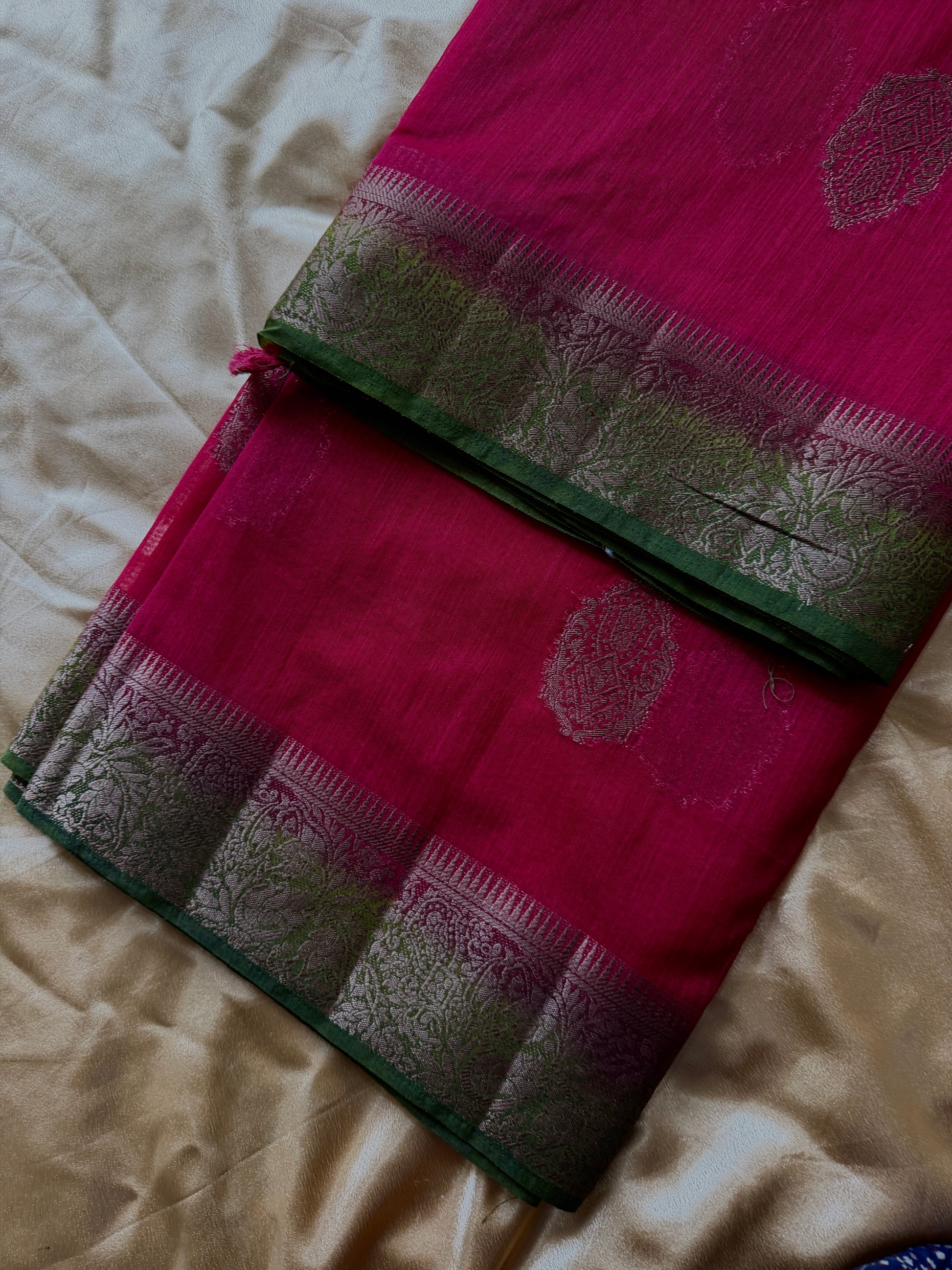 Semi jute silk saree