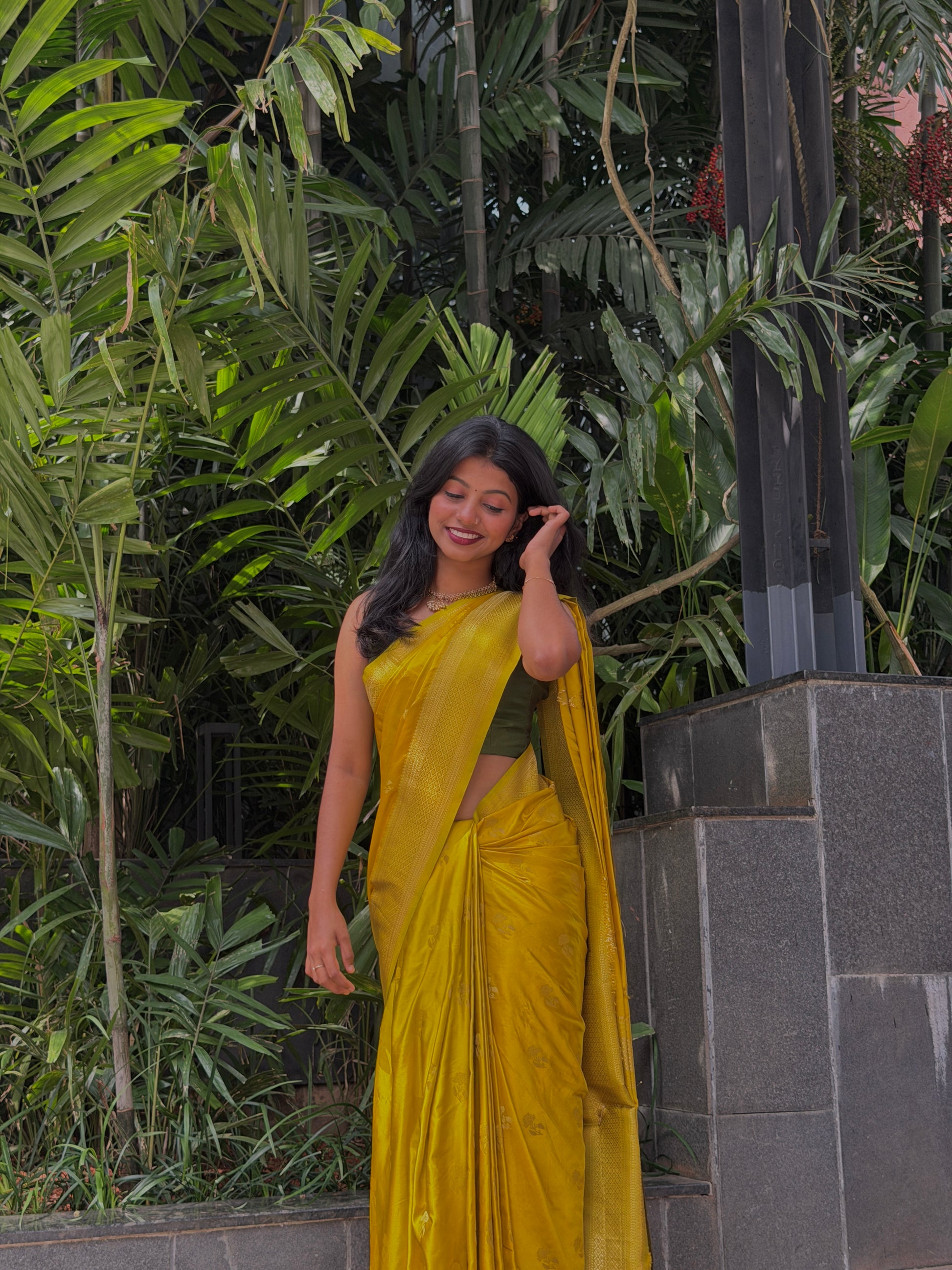 Banarasi mashru silk saree