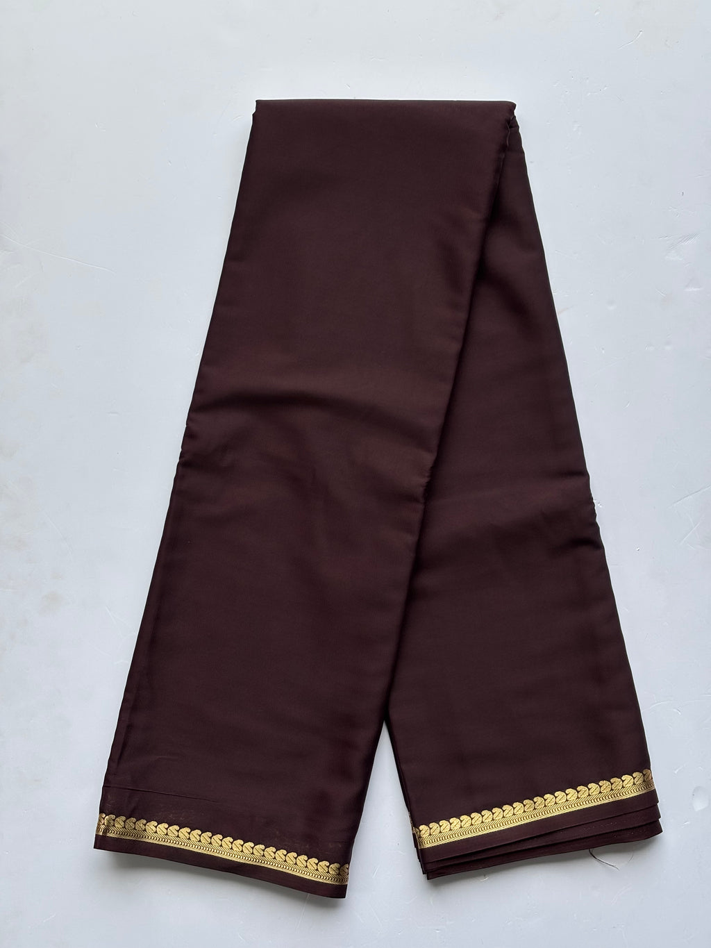 Semi mysore silk |Small mango border