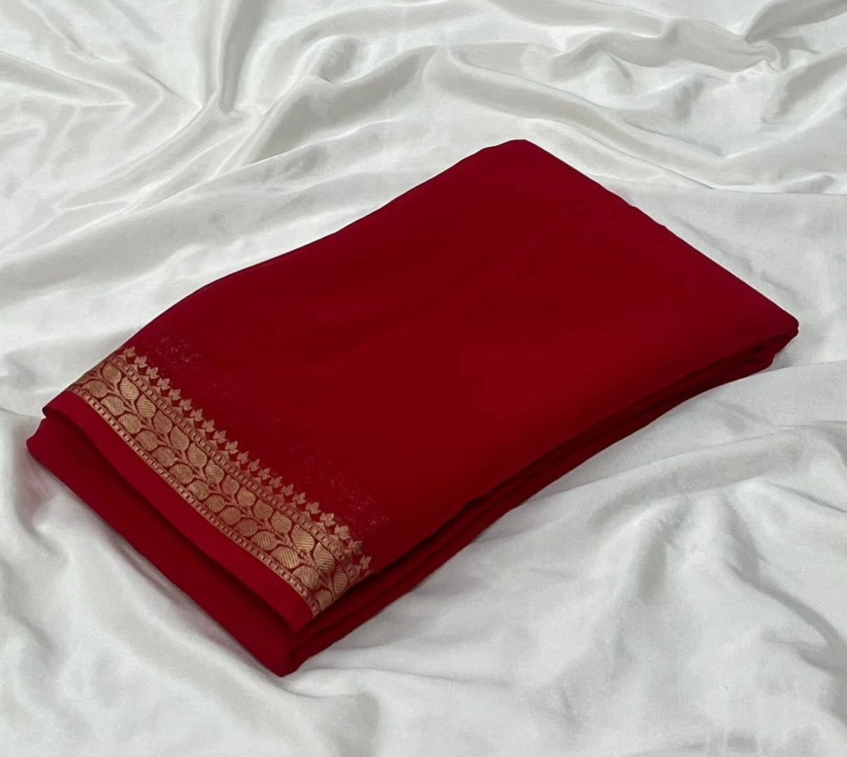 Mysore dhani chiffon saree