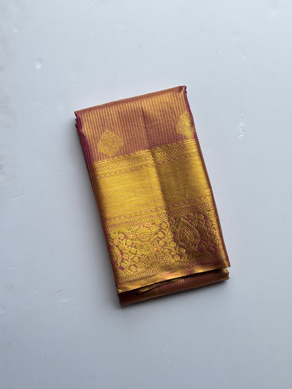 Semi kanchi puram wedding saree