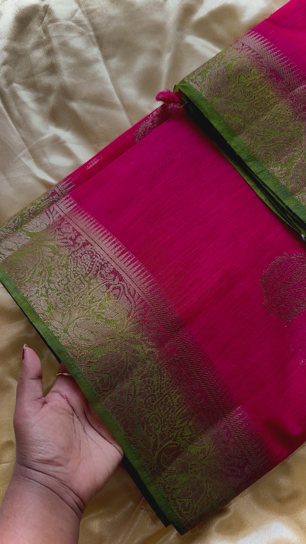 Semi jute silk saree